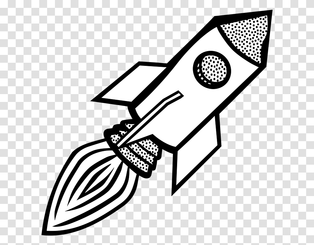 Rocket Space Free Vector Graphic On Pixabay Rocket In Line Art, Hammer, Tool, Broom, Label Transparent Png