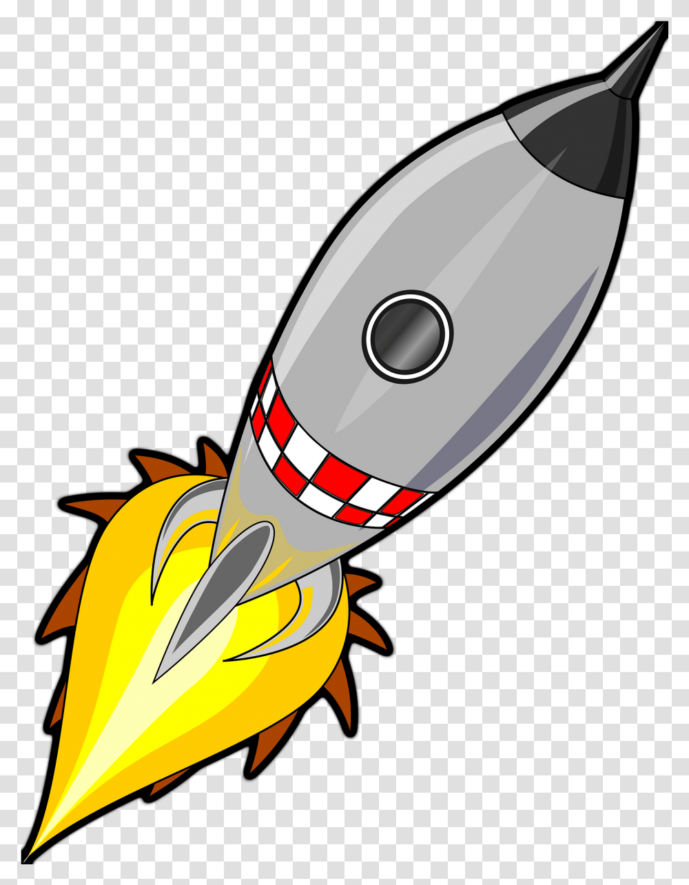 Rocket Taking Off Clipart Free Download Space Science Clipart, Weapon, Weaponry, Bomb, Torpedo Transparent Png