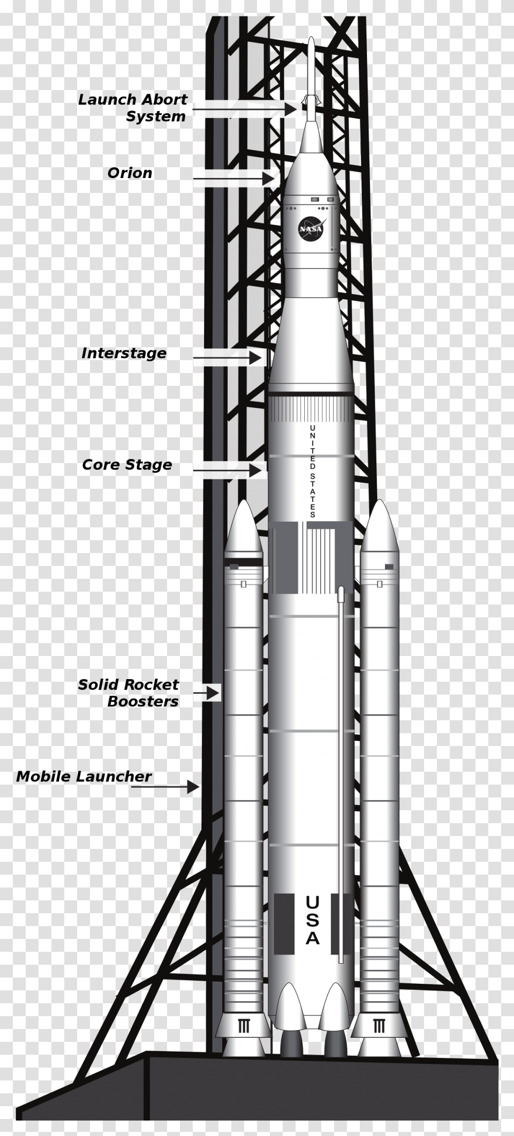 Rocket, Vehicle, Transportation, Missile Transparent Png