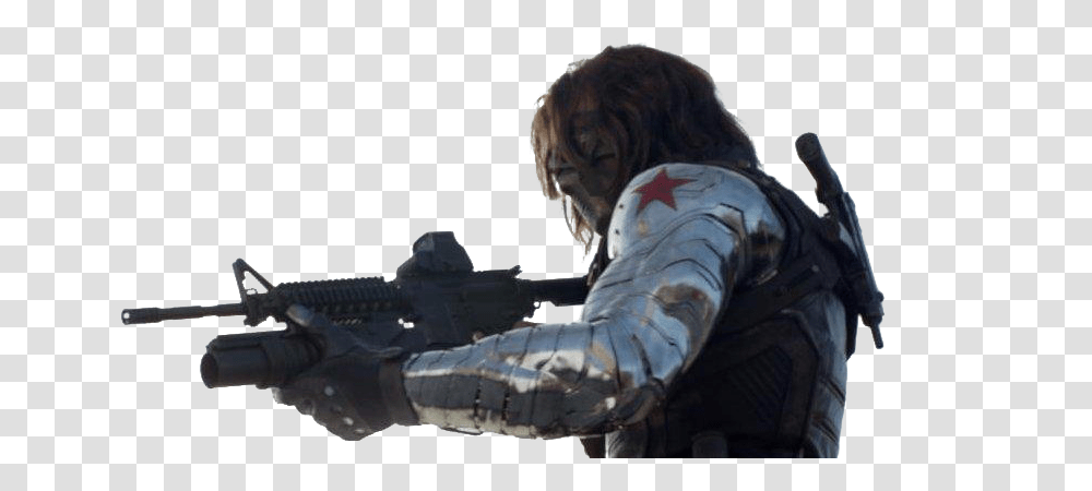 Rocket Winter Soldier Arm, Person, Human, Military Uniform, Gun Transparent Png