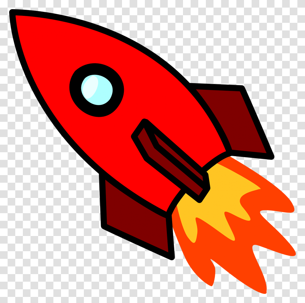 Rocketship Red Rocket Clipart, Hand, Dynamite, Bomb, Weapon Transparent Png