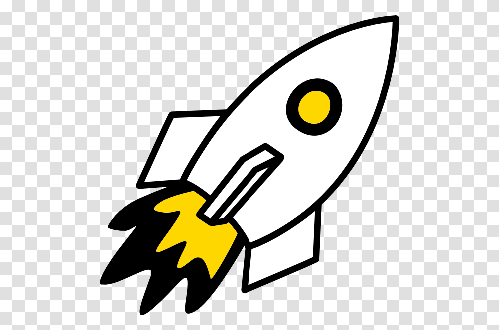 Rocketship - Glow Rocket Black And White, Launch, Vehicle, Transportation, Aircraft Transparent Png