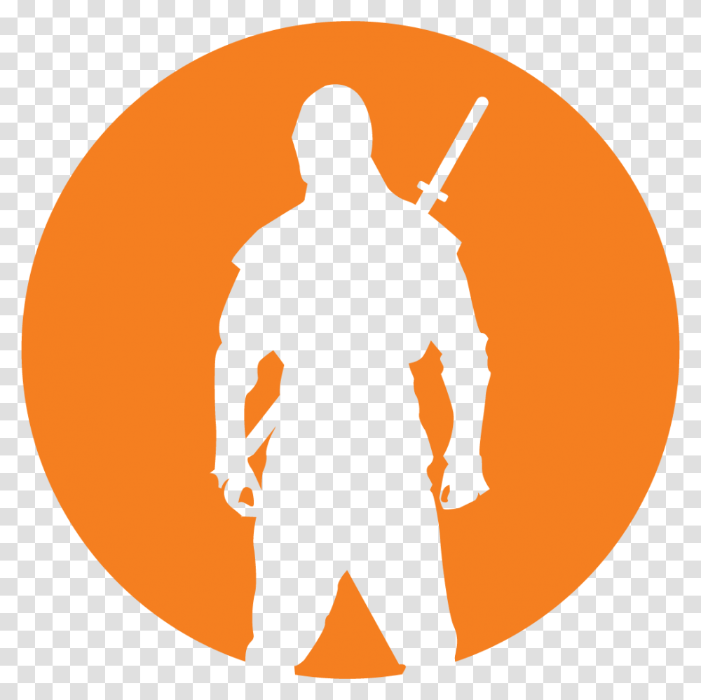 Rockford Ninja Warrior Logo Clipart Download Orange Ninja, Person, Outdoors, Hand Transparent Png