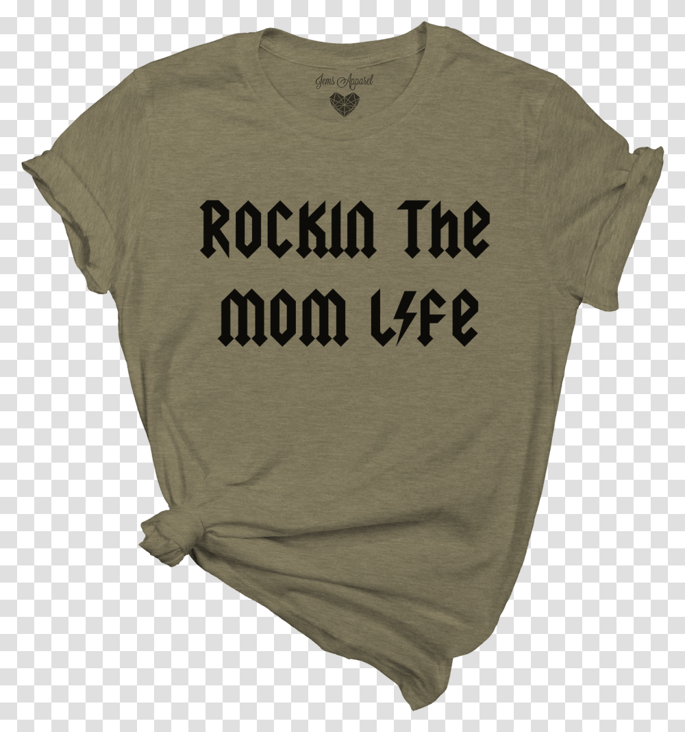 Rockin The Mom Life Donut Grow Up T Shirt, Apparel, T-Shirt, Sleeve Transparent Png