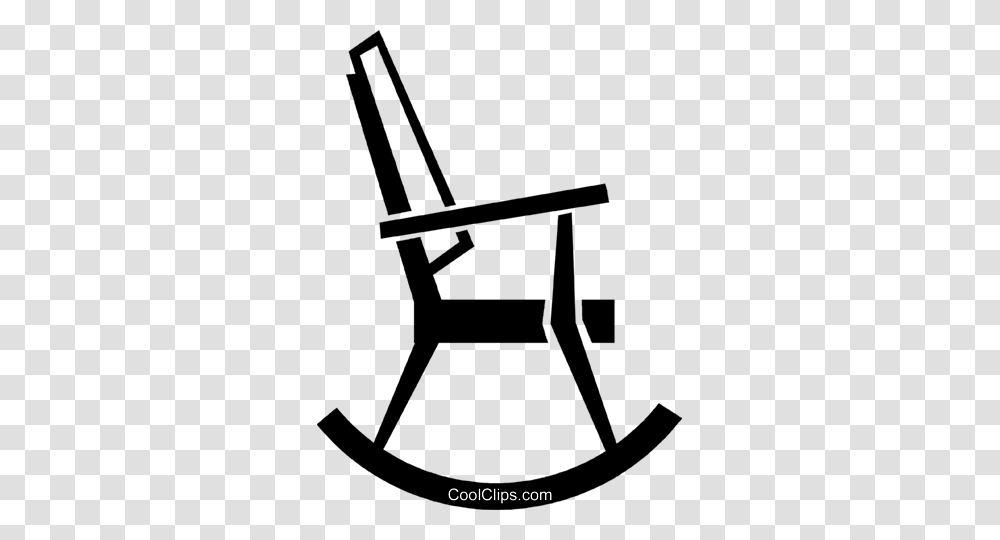 Rocking Chair Royalty Free Vector Clip Art Illustration, Furniture, Utility Pole, Cross Transparent Png