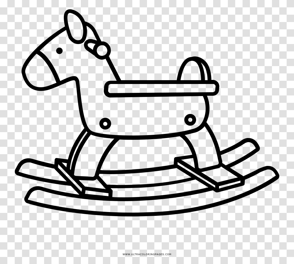 Rocking Horse Coloring, Gray, World Of Warcraft Transparent Png
