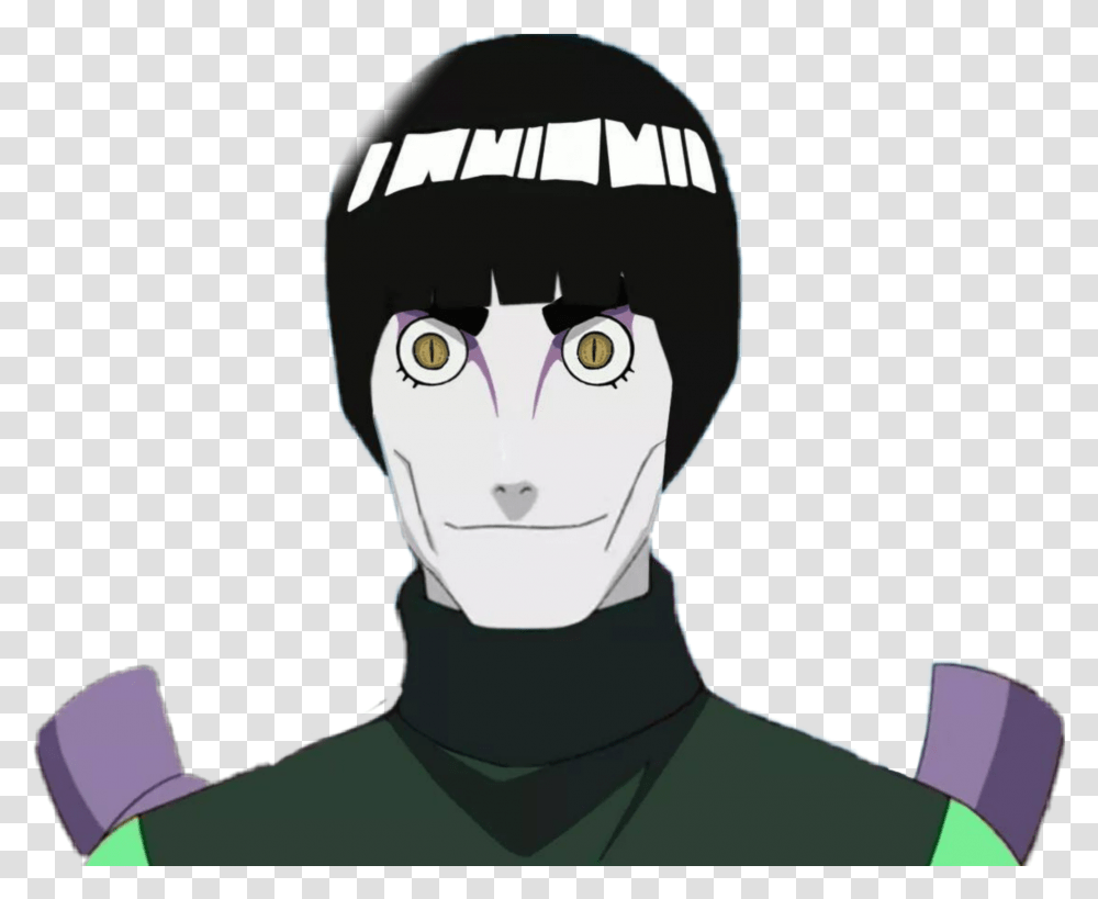 Rocklee Lee Naruto Sticker By Potato Chakra Orochi Lee, Person, Human, Ninja, Book Transparent Png