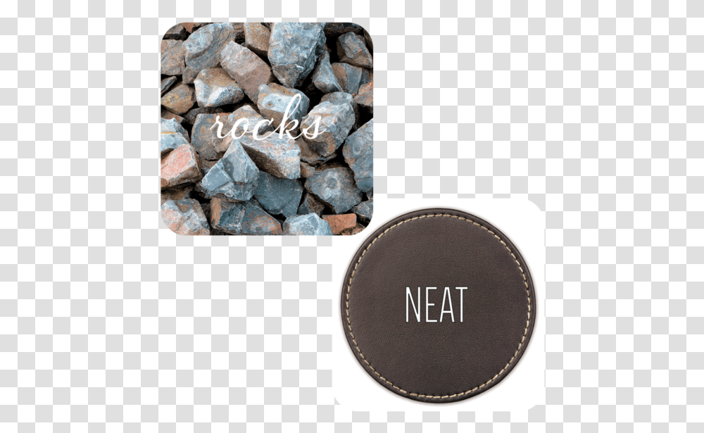 Rocksneat Coasters Rubble, Pebble, Gemstone, Jewelry, Accessories Transparent Png