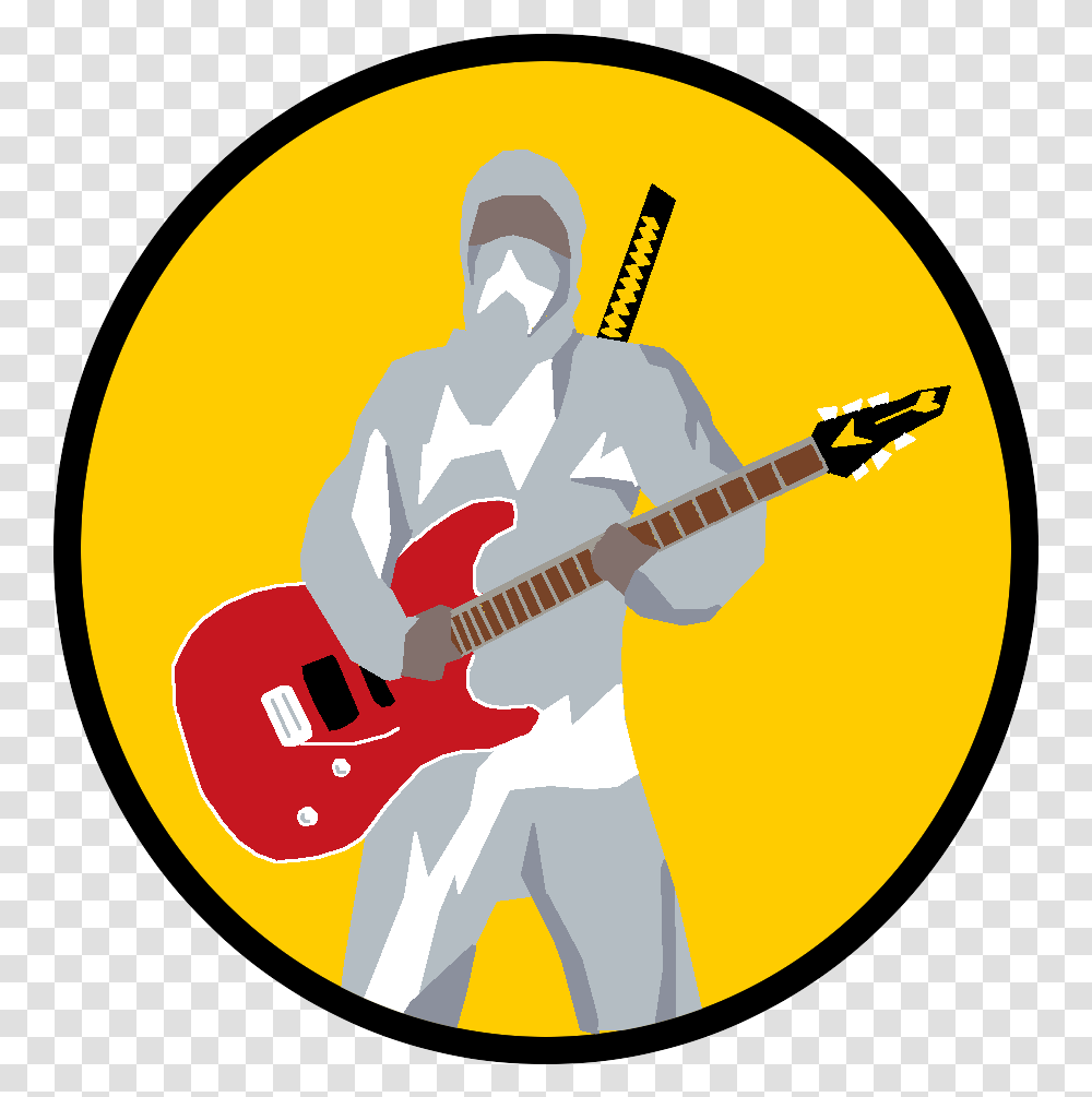 Rockstar Clipart Ninja Rockstar, Guitar, Leisure Activities, Musical Instrument, Bass Guitar Transparent Png