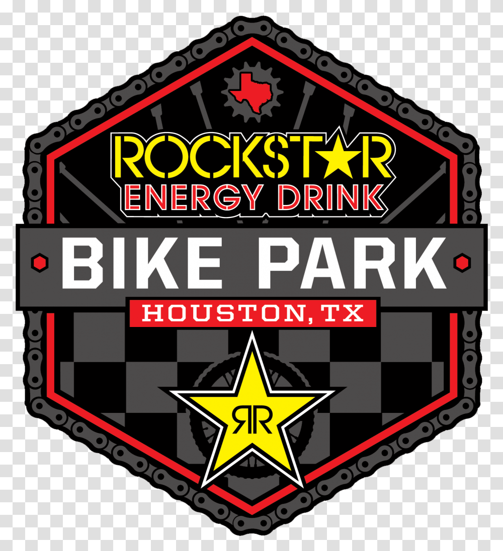 Rockstar Energy Bike Park Houston Parks & Trails Rockstar Energy Drink, Symbol, Star Symbol, Logo, Trademark Transparent Png