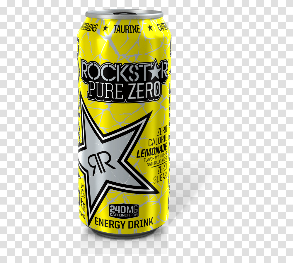 Rockstar Energy Drink, Tin, Can, Beer, Alcohol Transparent Png