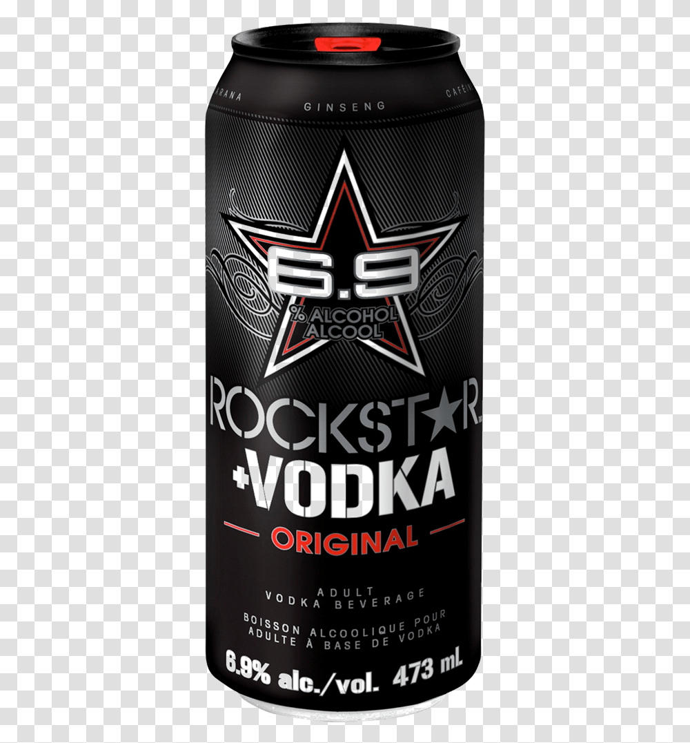 Rockstar Original 473 Ml Rockstar Vodka Energy Drink, Beverage, Alcohol, Bottle, Liquor Transparent Png