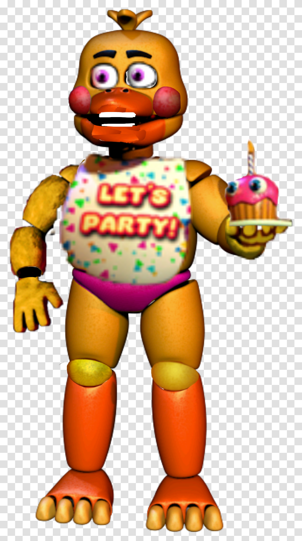Rockstar Toy Chica Fnaf6 Rockstarchica Chica Toychica Five Nights At Freddy's 6 Rockstar Chica, Figurine Transparent Png