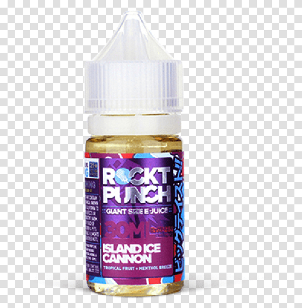 Rockt Punch Island Ice Cannon 30ml Cosmetics, Bottle, Spray Can, Tin, Aluminium Transparent Png
