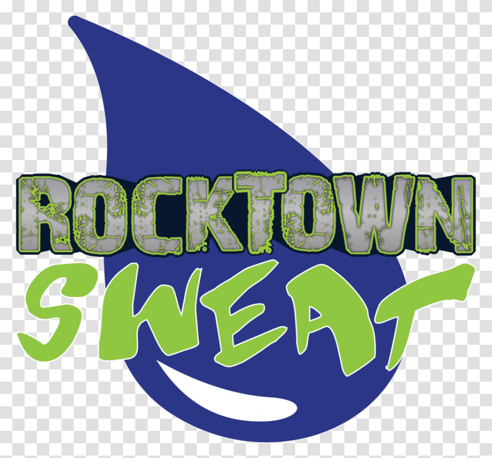 Rocktown Sweat White Outline Graphic Design, Alphabet, Word Transparent Png
