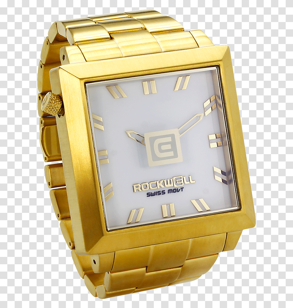 Rockwell 50mm2 Watch Rose Gold, Wristwatch Transparent Png