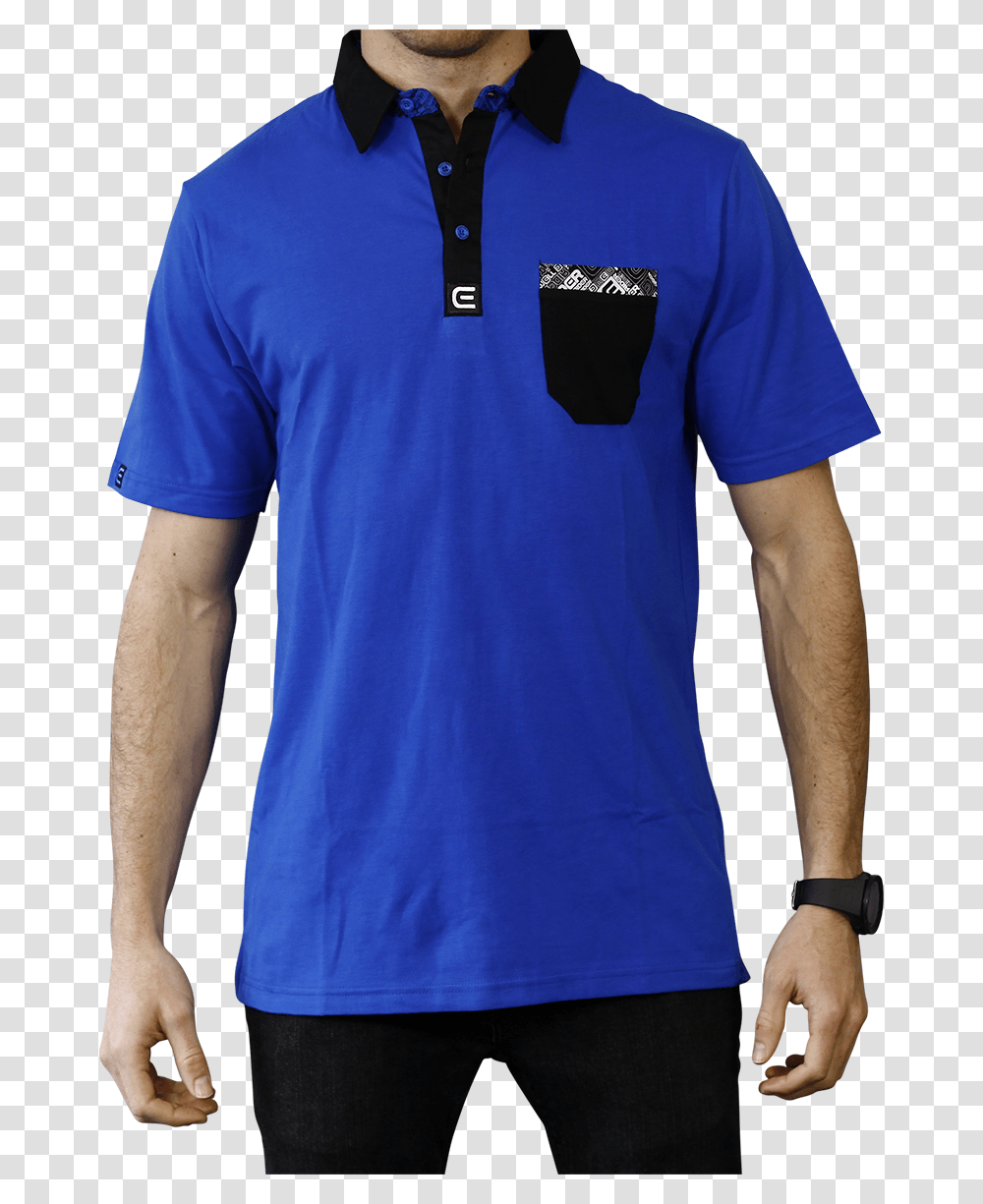 Rockwell Tri Blend Pocket Polo Polo Shirt, T-Shirt, Sleeve, Person Transparent Png