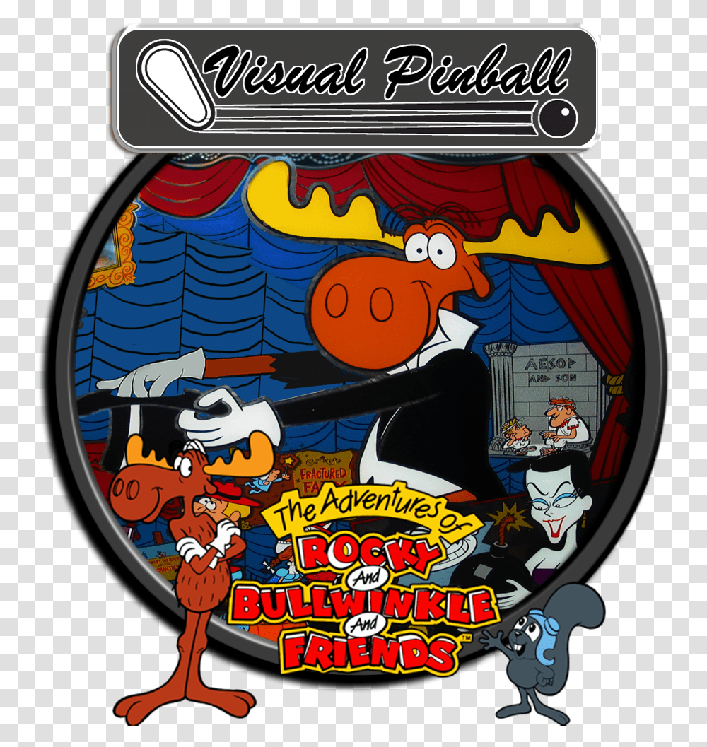 Rocky And Bullwinkle And Friend Adventures Of Rocky And Bullwinkle And Friends, Poster, Advertisement, Label Transparent Png