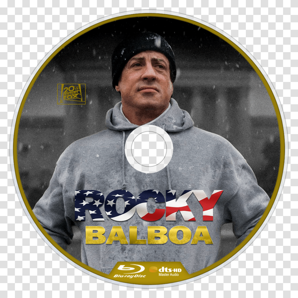 Rocky Balboa Clipart Rocky Balboa 5 Movie, Disk, Dvd, Person, Human Transparent Png