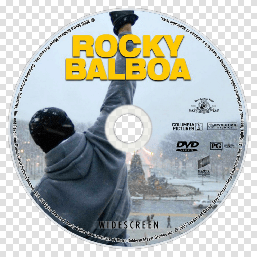 Rocky Balboa Dvd, Disk, Person, Human Transparent Png