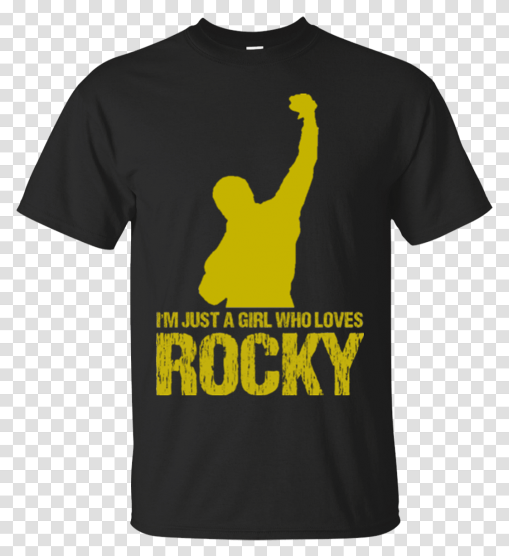 Rocky Balboa Girl Shirts Just A Loves - Teebubbles Unisex, Clothing, Apparel, T-Shirt, Person Transparent Png