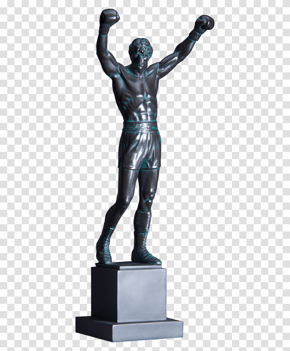 Rocky Balboa Statue Figure, Latex Clothing, Toy, Apparel, Spandex Transparent Png