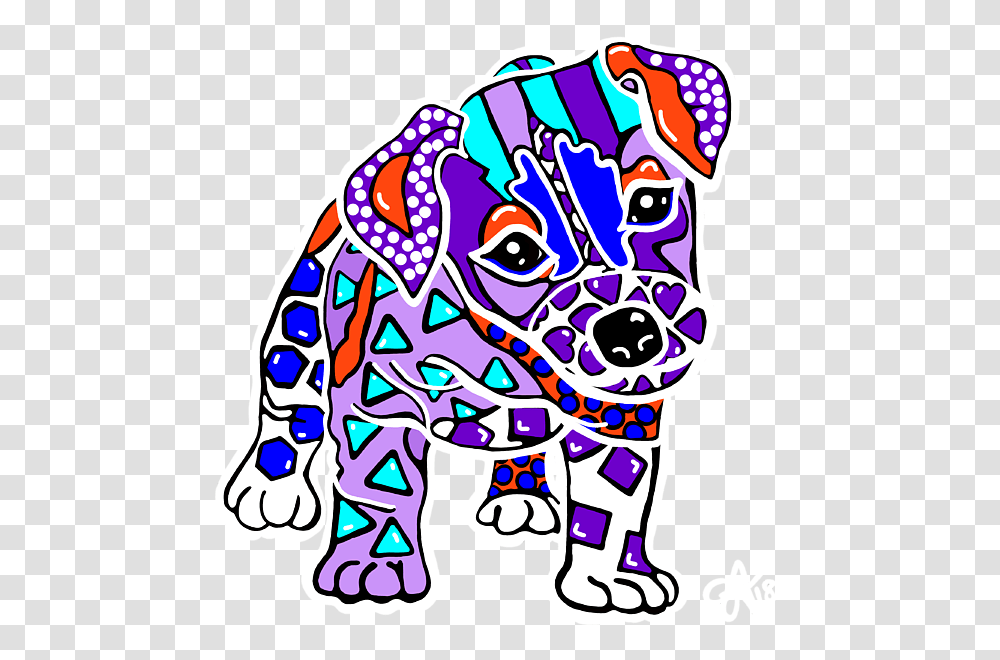 Rocky Dog Puppy Jack Russell Parson Fun Colorful Border Lakeland, Doodle, Drawing Transparent Png