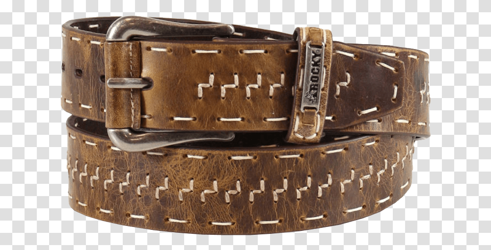 Rocky Men's Full Grain Leather Outdoor Belt Wcream Mens Distressed Leather Belts, Accessories, Accessory, Buckle Transparent Png
