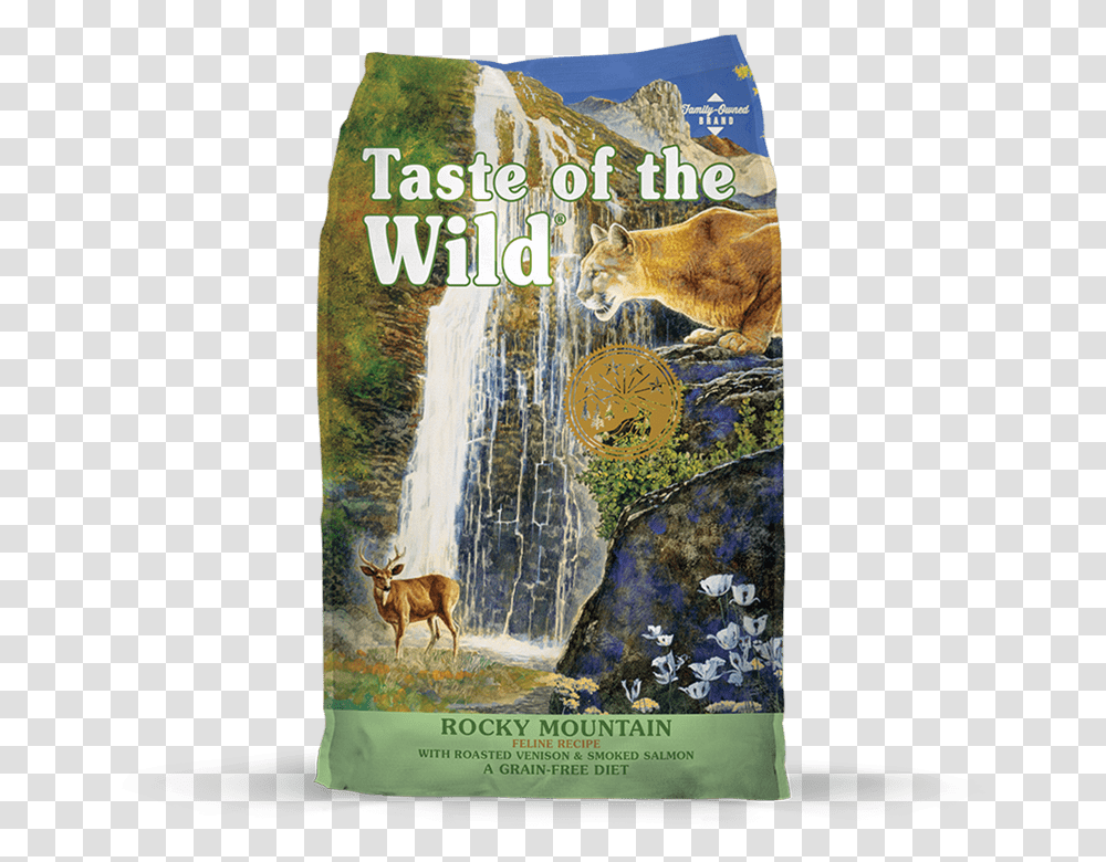 Rocky Mountain Feline Recipe With Roasted Venison Amp Taste Of The Wild Rocky Mountain, Dog, Animal, Mammal, Cat Transparent Png