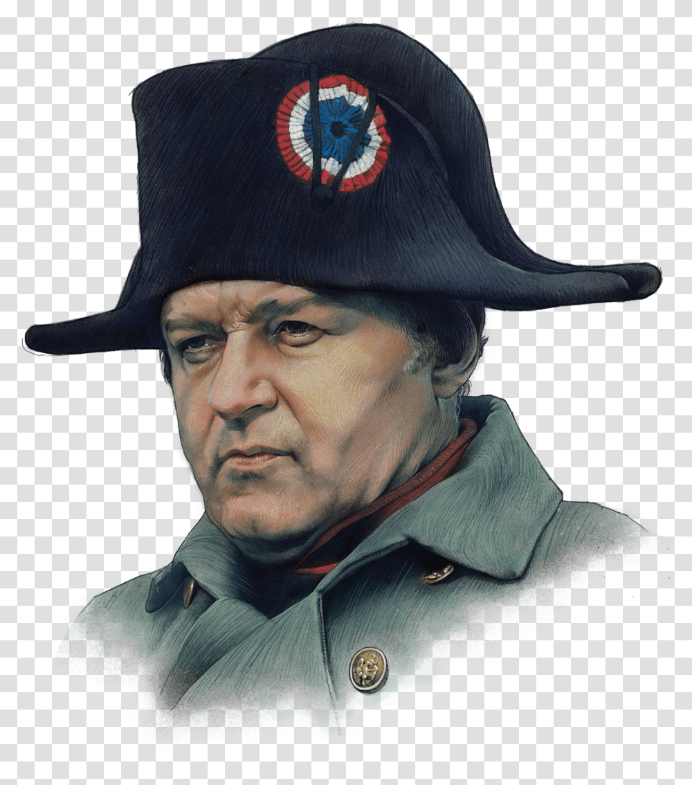 Rod Steiger As Napoleon Bonaparte In Waterloo Soldier, Person, Face, Military Uniform Transparent Png