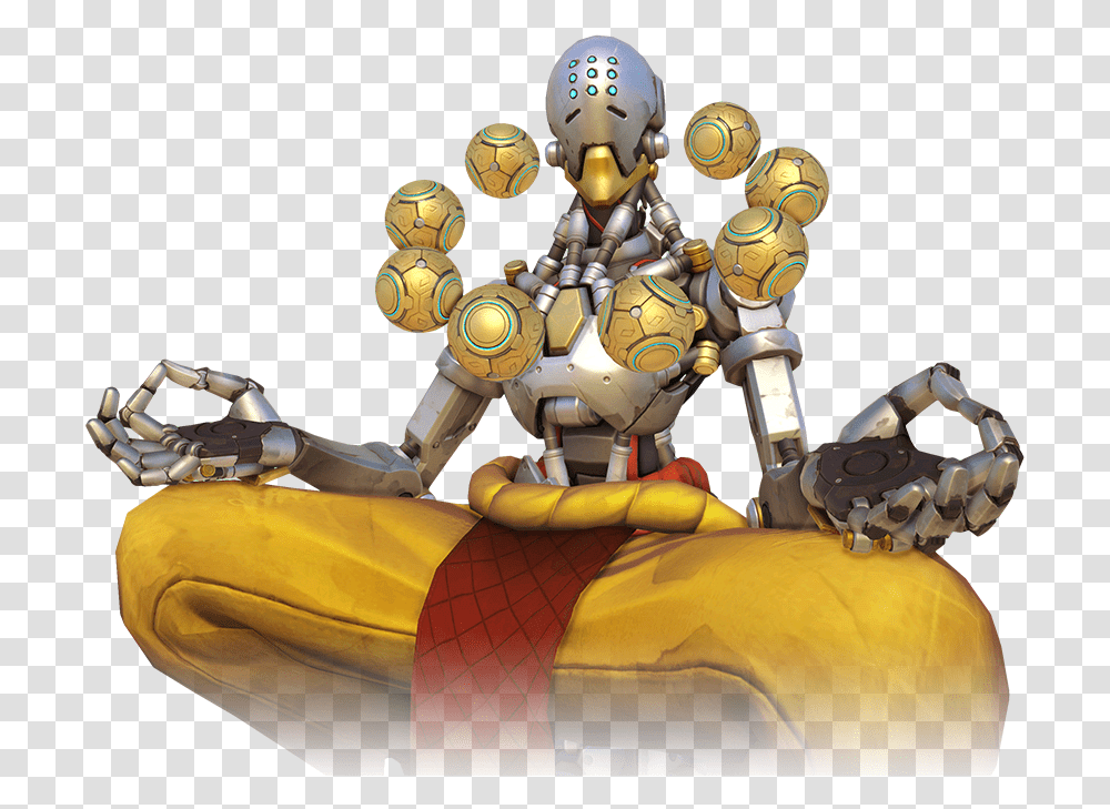 Rod 'i Don't Sign Ndas' Breslau Zenyatta Overwatch, Toy, Robot Transparent Png