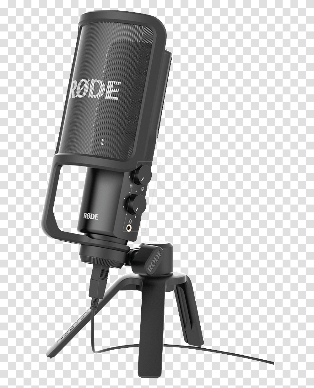 Rode Nt Usb Condenser Microphone Micro Rode Nt Usb, Lighting, Tripod, Gas Pump, Machine Transparent Png