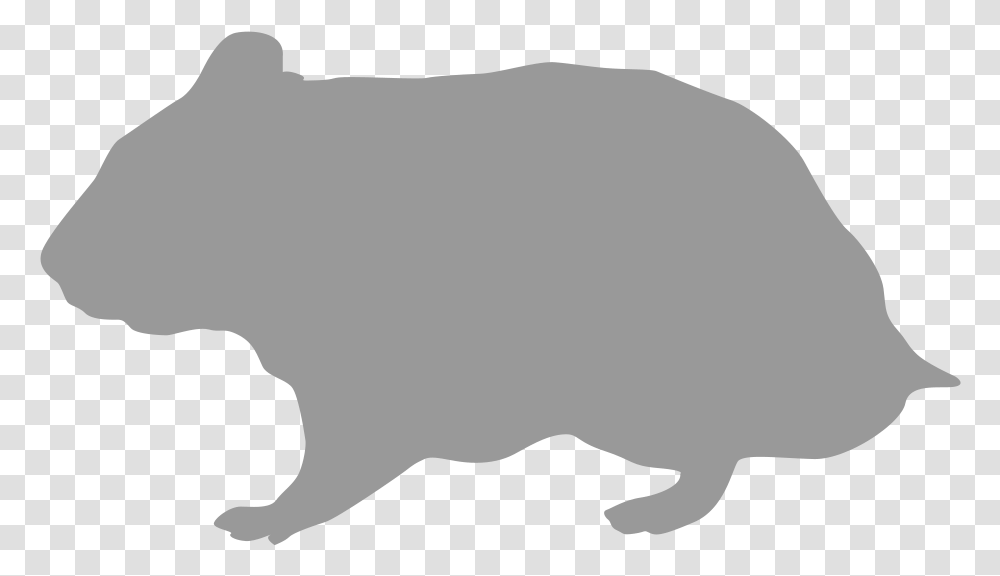 Rodent Hamster Silhouette Gerbil Silueta Hamster, Pillow, Cushion, Mammal, Animal Transparent Png