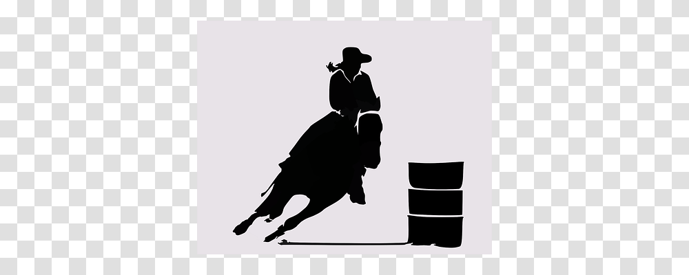 Rodeo Person, Human, Silhouette, Stencil Transparent Png