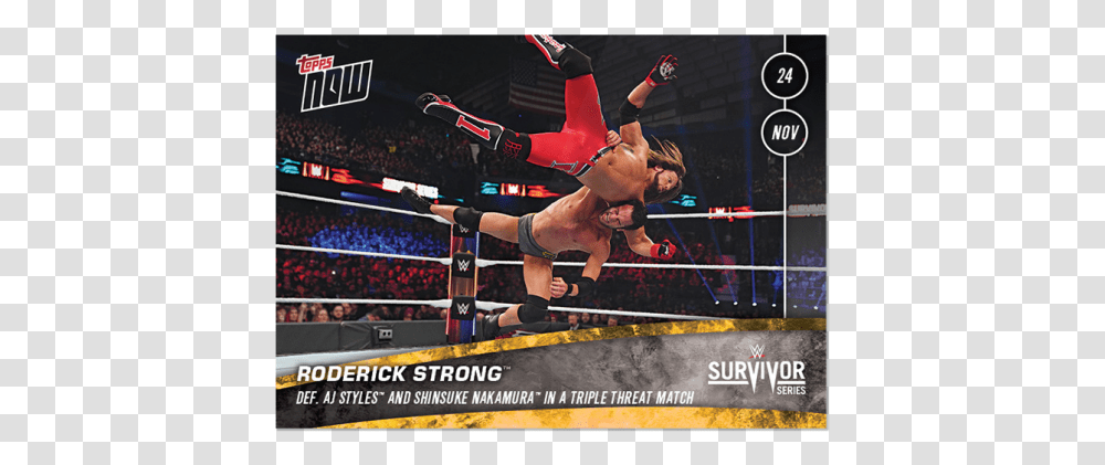 Roderick Strong Def Survivor Series, Person, Sport, Boxing, Wrestling Transparent Png