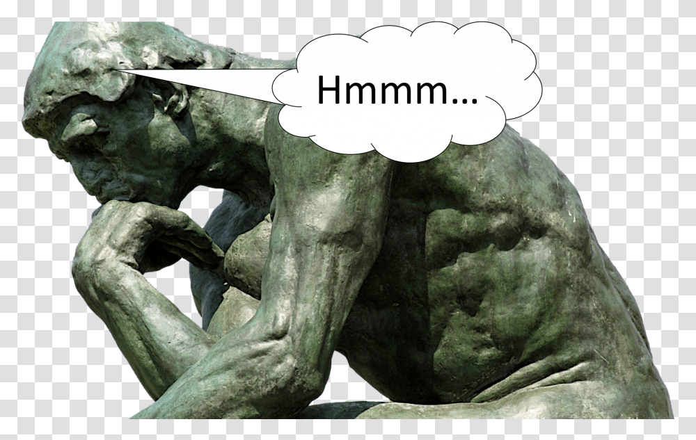 Rodin The Thinker Meme, Statue, Sculpture, Elephant Transparent Png