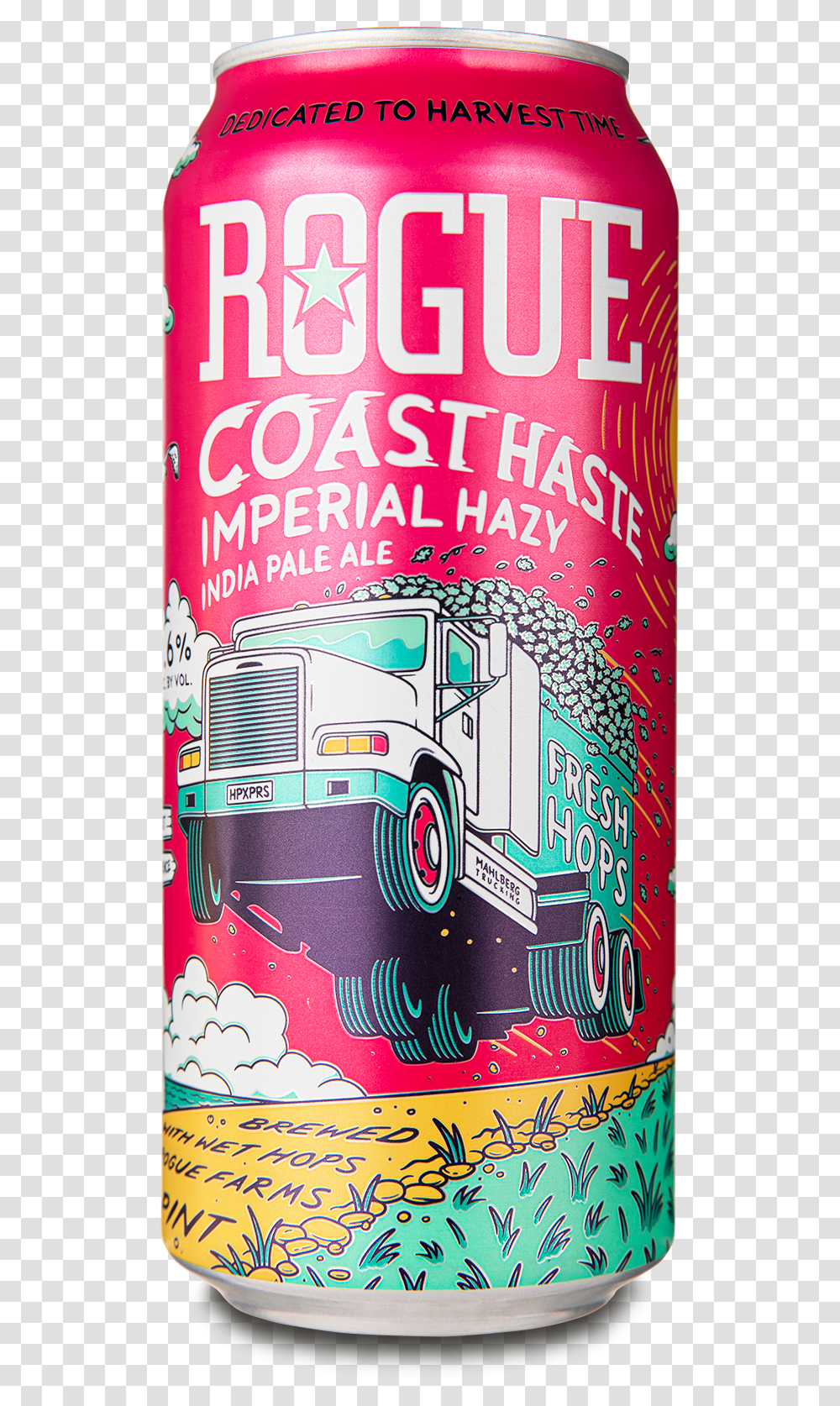 Rogue Coast Haste Imperial Hazy Ipa, Tin, Can, Aluminium, Beer Transparent Png