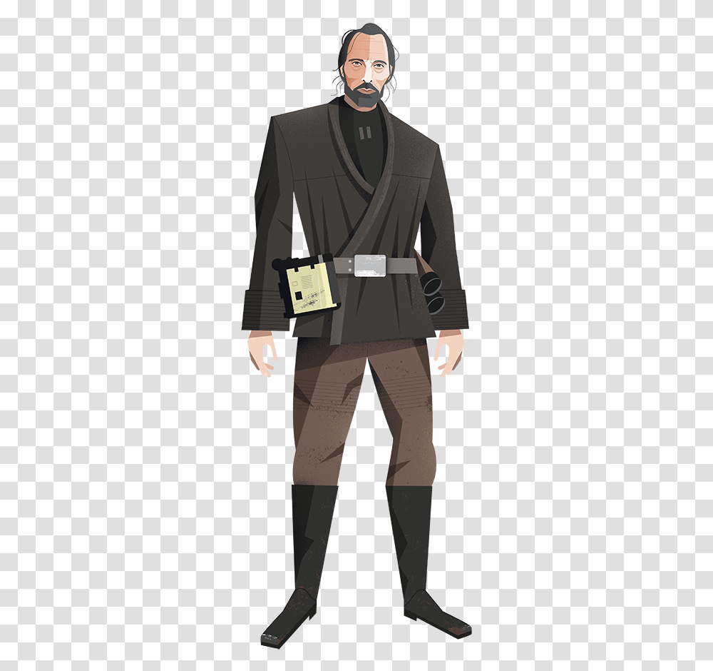Rogue One Galen Erso Costume, Sleeve, Long Sleeve, Person Transparent Png