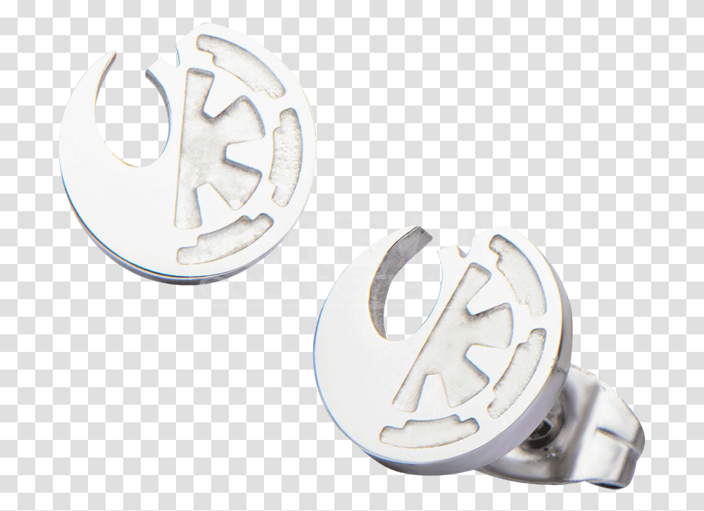 Rogue One Split Symbol Stud Earrings Emblem, Buckle Transparent Png