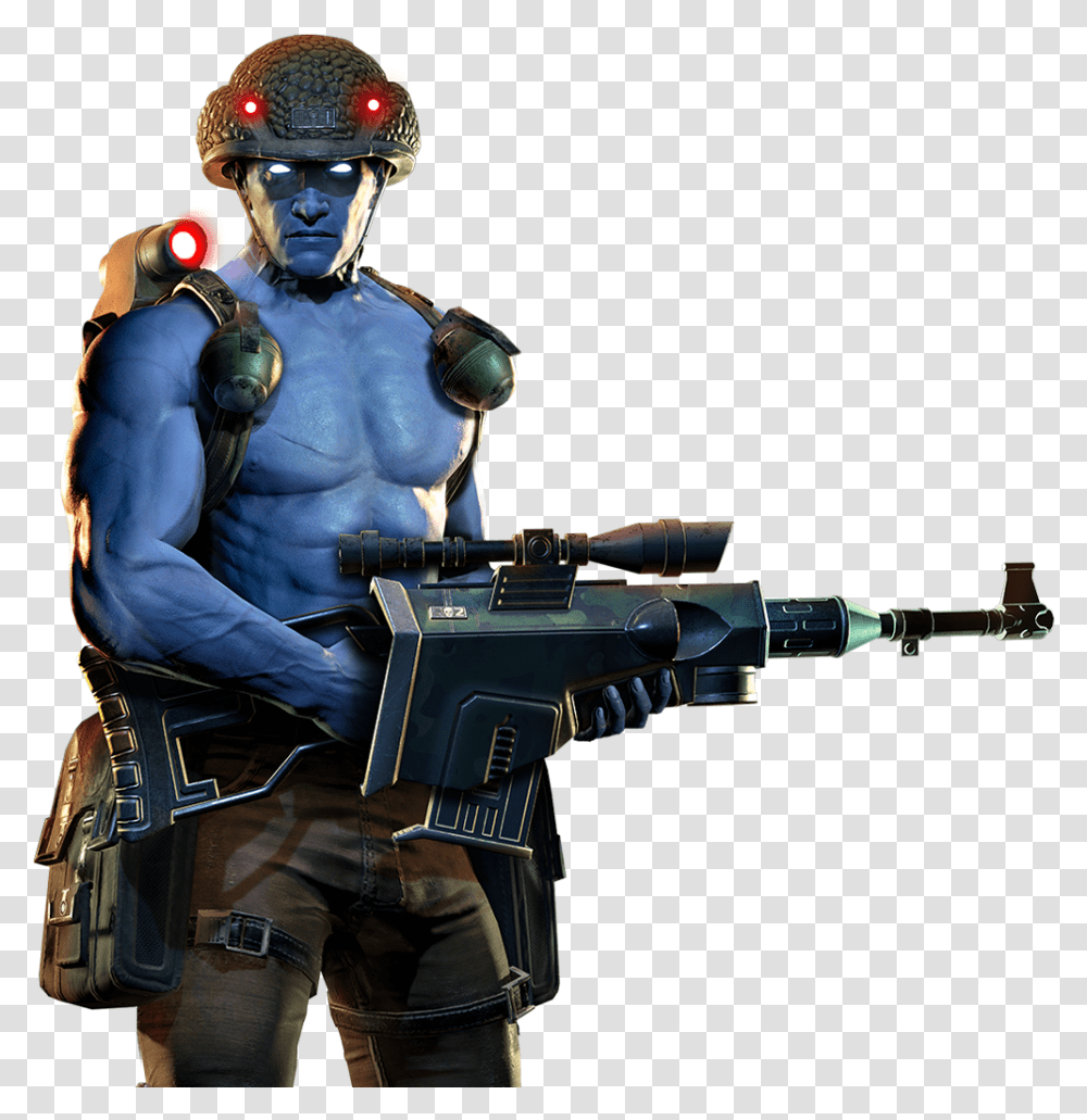 Rogue Trooper, Helmet, Person, Gun Transparent Png