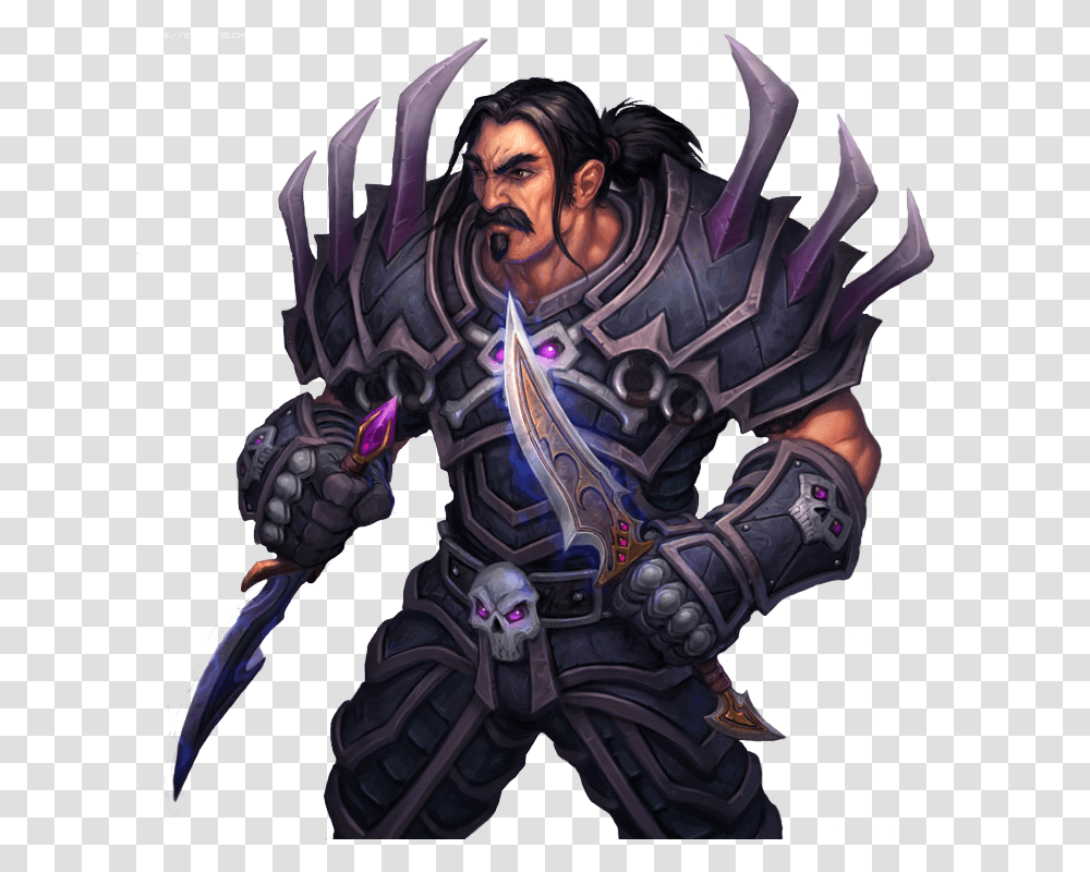 Rogue Wow, Person, Human, Knight, World Of Warcraft Transparent Png