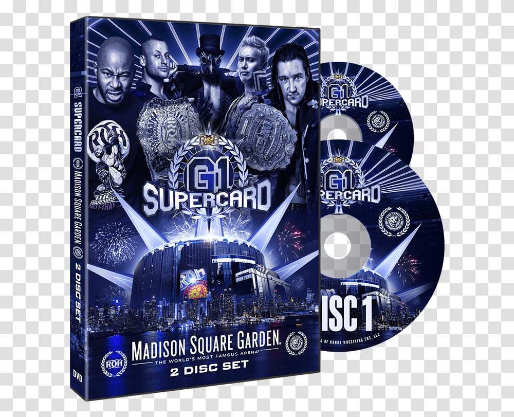 Roh Amp Njpw G1 Supercard, Person, Human, Disk, Dvd Transparent Png