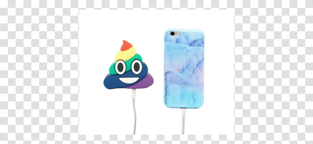 Rohs Personalised Logo Emoji Poop 2600mah Portable Cartoon, Cushion, Ice Pop, Food, Lollipop Transparent Png