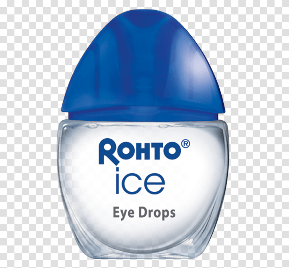 Rohto Ice Bottle Rotos Eye Drops, Cosmetics, Helmet, Apparel Transparent Png