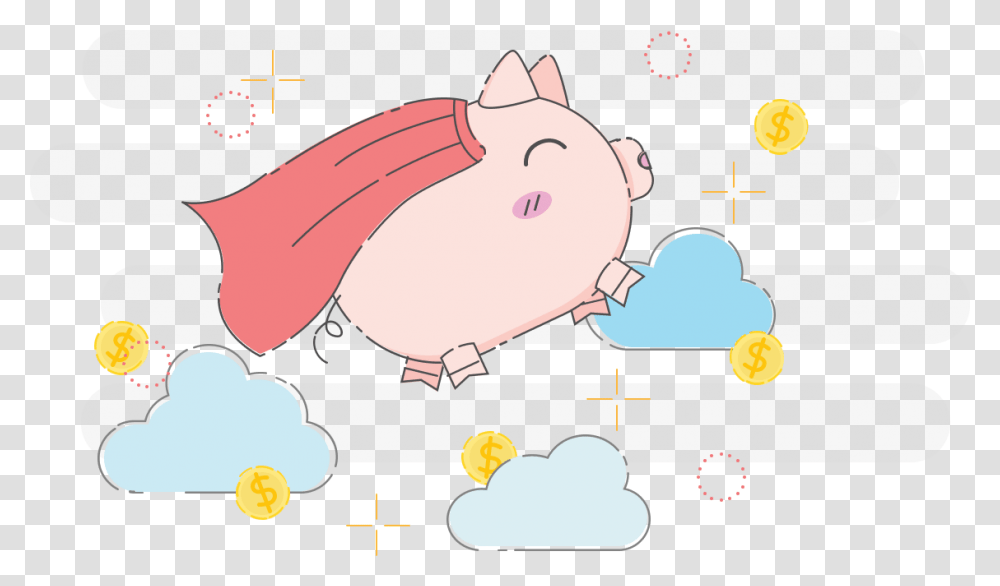 Roi Calculator Cartoon, Pig, Mammal, Animal, Piggy Bank Transparent Png