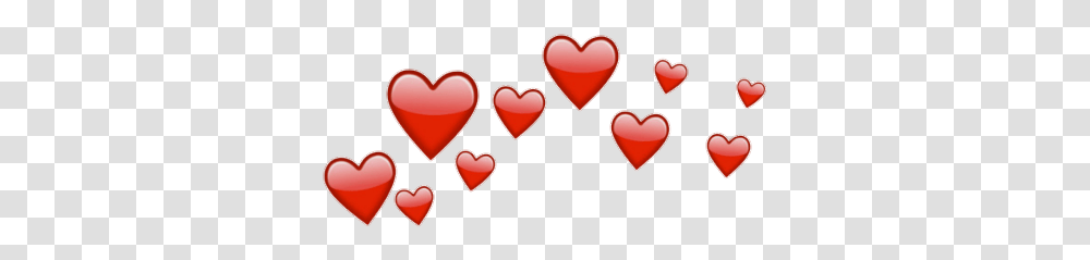 Rojo Red Heart Hearts Heartcrown Corazon Corazones Heart, Cushion Transparent Png