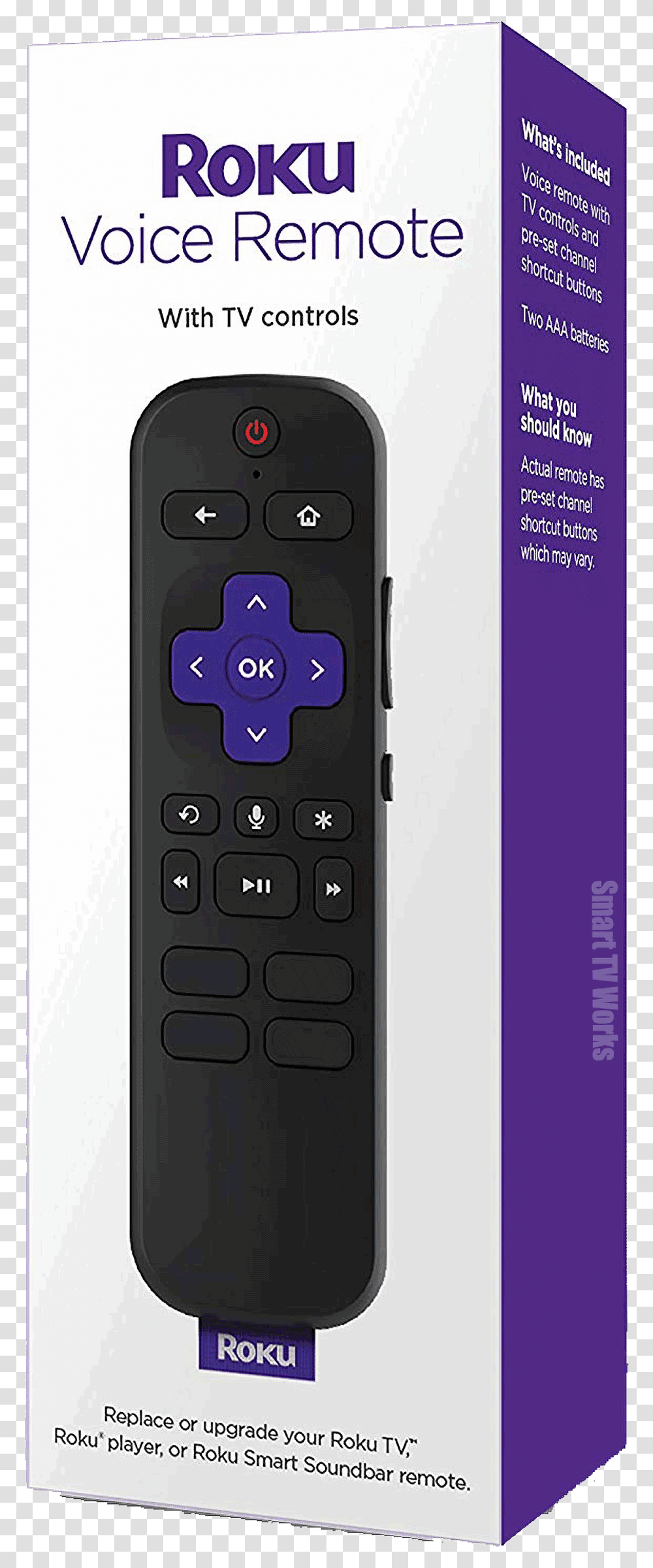 Roku, Electronics, Remote Control, Mobile Phone, Cell Phone Transparent Png