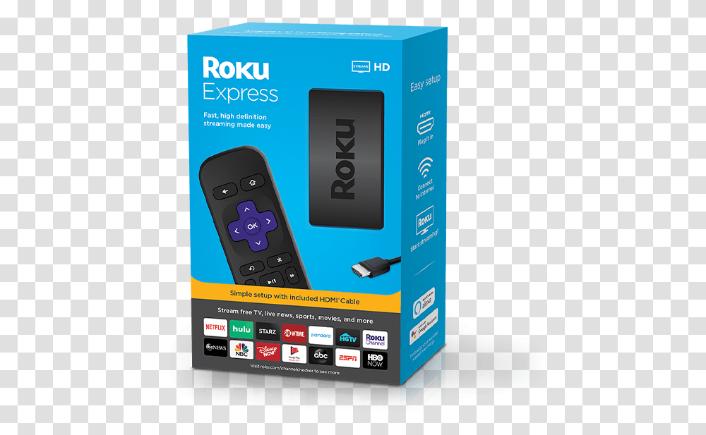 Roku Express, Electronics, Phone, Mobile Phone, Cell Phone Transparent Png