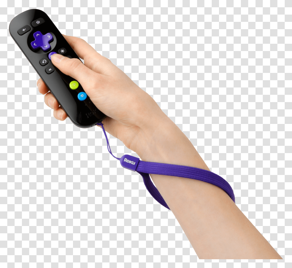 Roku Remote In Hand Transparent Png