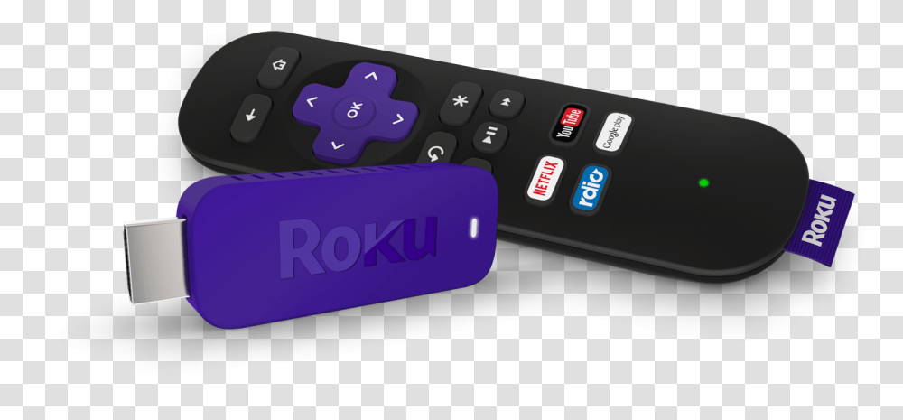 Roku Streaming Stick, Electronics, Remote Control, Mobile Phone, Cell Phone Transparent Png